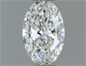 Diamante Natural 0.60 quilates, Ovalado , Color H, claridad VVS1 y certificado GIA