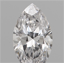 Natural Diamond 0.10 Carats, Marquise with  Cut, D Color, VVS2 Clarity and Certified by IGI