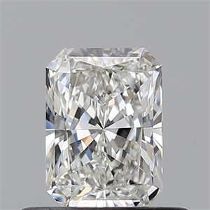 Picture of Natural Diamond 0.54 Carats, Radiant with  Cut, F Color, VS2 Clarity and Certified by GIA