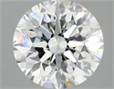 Lab Grown Diamond 3.07 Carats, Round with Excellent Cut, E Color, VS2 Clarity and Certified by IGI