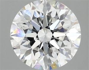 Picture of Lab Grown Diamond 3.07 Carats, Round with Excellent Cut, E Color, VS2 Clarity and Certified by IGI