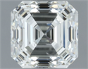 Diamante Natural 1.01 quilates, Asscher , Color I, claridad SI1 y certificado IGI