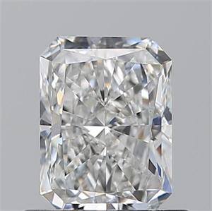 Picture of Natural Diamond 0.70 Carats, Radiant with  Cut, F Color, VS1 Clarity and Certified by GIA