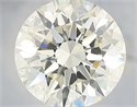 Natural Diamond 2.60 Carats, Round with Excellent Cut, K Color, VVS1 Clarity and Certified by IGI