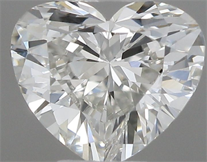 Picture of Natural Diamond 0.39 Carats, Heart with  Cut, G Color, VS1 Clarity and Certified by IGI
