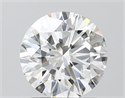 Lab Grown Diamond 1.51 Carats, Round with Ideal Cut, E Color, VVS2 Clarity and Certified by IGI