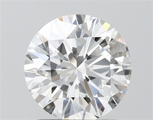Picture of Lab Grown Diamond 1.51 Carats, Round with Ideal Cut, E Color, VVS2 Clarity and Certified by IGI