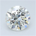 Natural Diamond 1.00 Carats, Round with Excellent Cut, K Color, VS2 Clarity and Certified by GIA