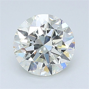 Picture of Natural Diamond 1.00 Carats, Round with Excellent Cut, K Color, VS2 Clarity and Certified by GIA