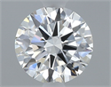 Natural Diamond 0.40 Carats, Round with Very Good Cut, G Color, VVS1 Clarity and Certified by GIA