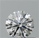 Natural Diamond 0.40 Carats, Round with Excellent Cut, E Color, IF Clarity and Certified by GIA