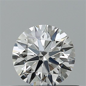 Picture of Natural Diamond 0.40 Carats, Round with Excellent Cut, E Color, IF Clarity and Certified by GIA