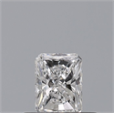 Diamante Natural 0.27 quilates, Radiante , Color D, claridad VVS2 y certificado GIA