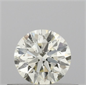 Diamante Natural 0.40 quilates, Redondo , Color K, claridad SI1 y certificado IGI