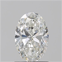 Natural Diamond 1.02 Carats, Oval with  Cut, G Color, VS2 Clarity and Certified by GIA