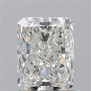 Picture of Natural Diamond 1.50 Carats, Radiant with  Cut, I Color, SI2 Clarity and Certified by GIA