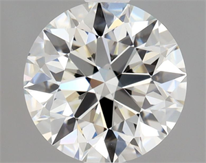 Picture of Natural Diamond 0.90 Carats, Round with Excellent Cut, I Color, SI1 Clarity and Certified by GIA
