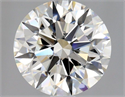 Diamante Natural 1.70 quilates, Redondo , Color I, claridad VVS1 y certificado GIA