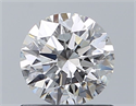 Diamante Natural 0.82 quilates, Redondo , Color F, claridad SI1 y certificado GIA