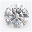 Lab Grown Diamond 2.71 Carats, Round with Ideal Cut, D Color, IF Clarity and Certified by IGI