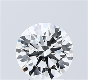 Picture of Lab Grown Diamond 1.50 Carats, Round with Ideal Cut, E Color, VVS2 Clarity and Certified by IGI