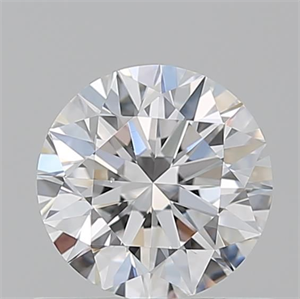 Picture of Natural Diamond 0.72 Carats, Round with Excellent Cut, E Color, VS2 Clarity and Certified by GIA