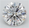 Lab Grown Diamond 2.81 Carats, Round with Ideal Cut, D Color, VVS1 Clarity and Certified by IGI