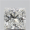 Natural Diamond 1.09 Carats, Princess with  Cut, H Color, VS1 Clarity and Certified by GIA