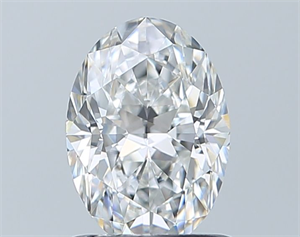 Foto Diamante Natural 1.01 quilates, Ovalado , Color E, claridad VS2 y certificado GIA de