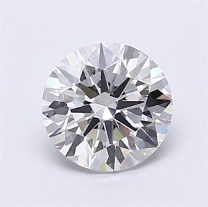 Picture of Lab Grown Diamond 1.13 Carats, Round with Ideal Cut, E Color, VVS2 Clarity and Certified by IGI