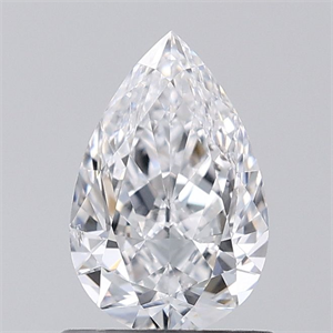 Picture of Natural Diamond 0.70 Carats, Pear with  Cut, D Color, SI1 Clarity and Certified by GIA