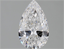 Natural Diamond 1.11 Carats, Pear with  Cut, D Color, SI2 Clarity and Certified by GIA