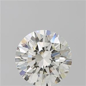 Foto Diamante Natural 3.01 quilates, Redondo , Color K, claridad VVS2 y certificado GIA de