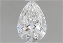 Natural Diamond 0.40 Carats, Pear with  Cut, E Color, VS1 Clarity and Certified by GIA