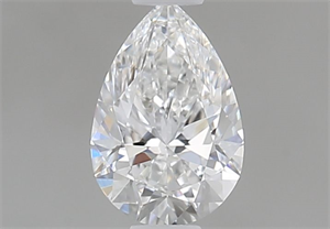 Picture of Natural Diamond 0.40 Carats, Pear with  Cut, E Color, VS1 Clarity and Certified by GIA