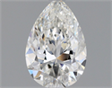 Natural Diamond 0.46 Carats, Pear with  Cut, G Color, VVS2 Clarity and Certified by GIA
