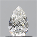 Natural Diamond 0.40 Carats, Pear with  Cut, G Color, VS2 Clarity and Certified by GIA