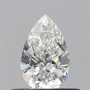 Picture of Natural Diamond 0.40 Carats, Pear with  Cut, G Color, VS2 Clarity and Certified by GIA