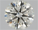 Diamante Natural 1.00 quilates, Redondo , Color J, claridad SI2 y certificado HRD