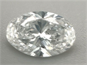 Natural Diamond 0.70 Carats, Oval with  Cut, D Color, SI1 Clarity and Certified by GIA