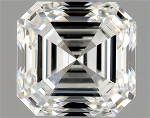 Picture of Natural Diamond 1.01 Carats, Asscher with  Cut, G Color, VS2 Clarity and Certified by GIA