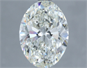 Natural Diamond 3.50 Carats, Oval with  Cut, I Color, VS2 Clarity and Certified by IGI