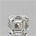 Natural Diamond 1.01 Carats, Asscher with  Cut, J Color, VVS1 Clarity and Certified by GIA