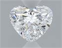 Natural Diamond 0.41 Carats, Heart with  Cut, D Color, VS2 Clarity and Certified by GIA