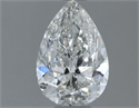 Natural Diamond 0.90 Carats, Pear with  Cut, H Color, SI2 Clarity and Certified by GIA