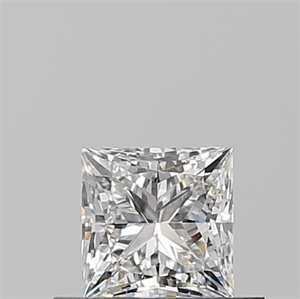 Foto Diamante Natural 0.51 quilates, Princesa , Color E, claridad VS2 y certificado GIA de