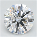 Del inventario de diamantes de laboratorio, 4.00 quilates, Redondo , Color D, claridad VVS1 y certificado GIA
