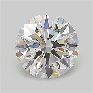 Picture of Lab Grown Diamond 1.00 Carats, Round with Ideal Cut, D Color, VVS2 Clarity and Certified by IGI