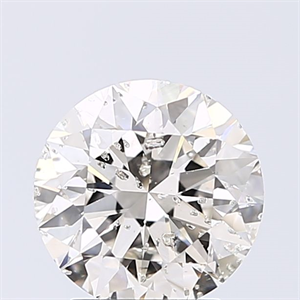 Foto Diamante Natural 2.03 quilates, Redondo , Color I, claridad SI2 y certificado HRD de