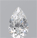 Natural Diamond 0.52 Carats, Pear with  Cut, G Color, VVS2 Clarity and Certified by GIA